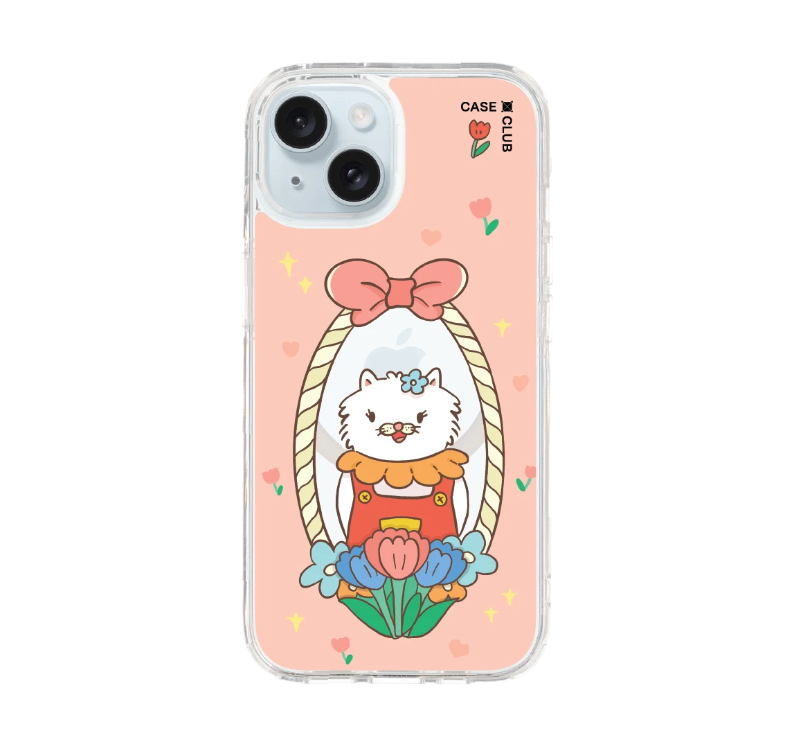 แมวเปอร์เซียกรอบริบบิ้นสดใส